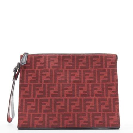 Fendi Vintage Pre-owned Clutches , Rood , Dames , Maat: ONE Size Vintage Tassen