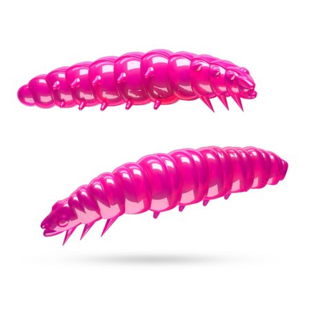 Libra Lures Larva 45 Garlic (8-pack) - Hot Pink
