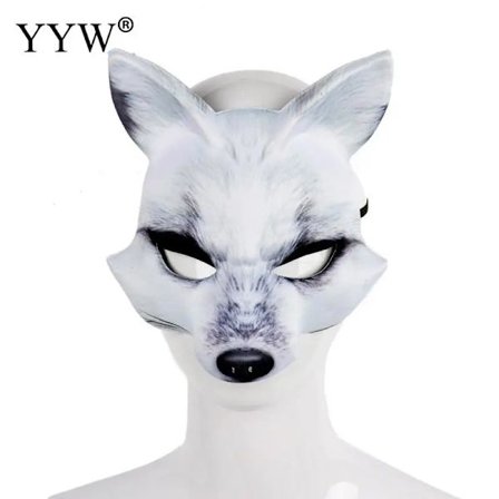 Kanin Masker Mascaras Animales Prop Halloween Maske Unisex Karneval Julefrokost Tilbehør Cospaly Værktøj Realistisk Maske~06287