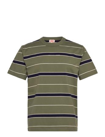 T-Shirt Héritage T-shirts Short-sleeved Kakigrønn Armor Lux*Betinget Tilbud