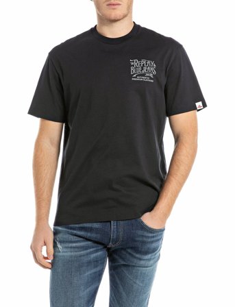 Replay T-Shirt Relaxed - Navy - M