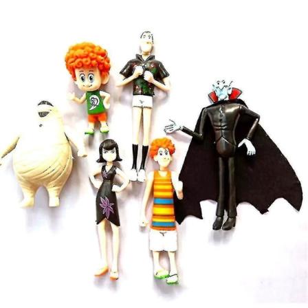 Barn 6st Hotel Transylvania Figurleksak Mini Anime Docka Modellleksak