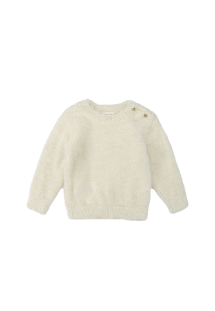 RIKIKI Lurvig babytröja LILA Överdelar & bodies Vit 80