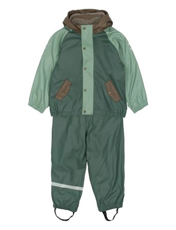mikk-line | Pu Rain Set + Fleece/Susp. 104 | 110