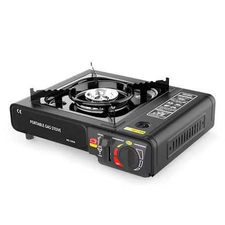 Portable Gas Stove for Camping, Festivals, Fishing Trips, Ultra-Thin Outdoor Gas Stove 2200W 34x28x11cm