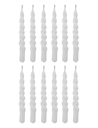 Twist Candle Home Decoration Candles Pillar Candles White Bloomingville