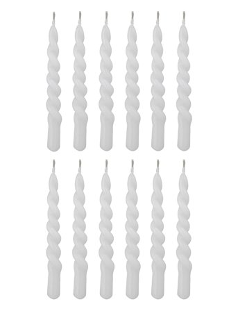 Bloomingville Twist Candle - White - H:11CM
