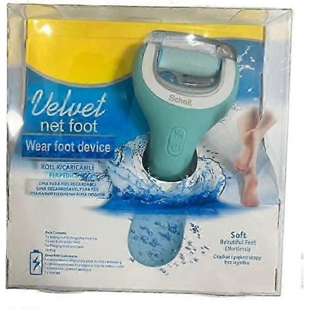 Scholl Velvet Smooth Wet And Dry Sähköinen Jalkaraspi Sininen