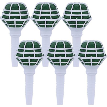 6 STK Buketholdere Skum Blomsterhåndtag Buketholder til Brude Friske Blomster Silkeblomster Bryllupsartikler Dekoration