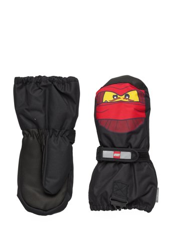 Lwagan 805 - Mittens W/Mem. Black LEGO Kidswear