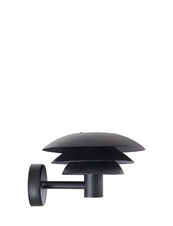 Dyberg Larsen Dl 20 Væglampe Sort Udendørs - Black - Ø 20 CM