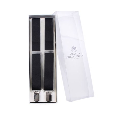 Amanda Christensen Braces Plain Accessoarer Herr Svart ONESIZE