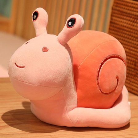 Etanat Pehmolelut Eläintyynyllä täytetty pehmeä Kawaii Snail Doll