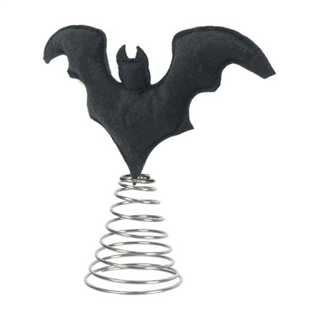 Toppstjärna, Festlig Fladdermusdekoration Tillbehör Halloween Ornament Toppstjärna för Öppen Spis Hylla Fönster Ytterdörr Veranda Högtidsutställning