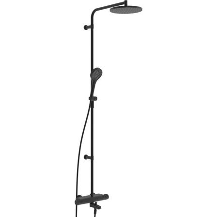 Oras Optima Style 7193N-33 Takdusch 150 c/c Mattsvart, Badrum