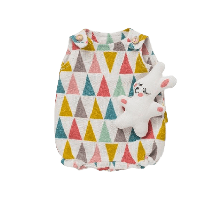 Littlephant Dock-onsie Gosekanin Triangle Dockor & figurer Vit