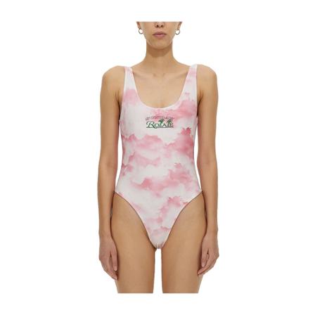 Rotate Birger Christensen, Cismione One-Piece Swimsuit Roze, Dames, Maat:M,print
