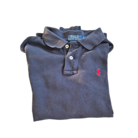 Blå pikétröja från Ralph Lauren