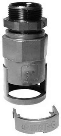 Rutab 1410360 Förskruvning med dragavlastning och snabbkoppling 10 mm, PG9, Installationsmaterial