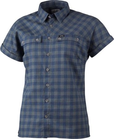 Lundhags Ekren Short Sleeve naisten kauluspaita, sininen - Lundhags