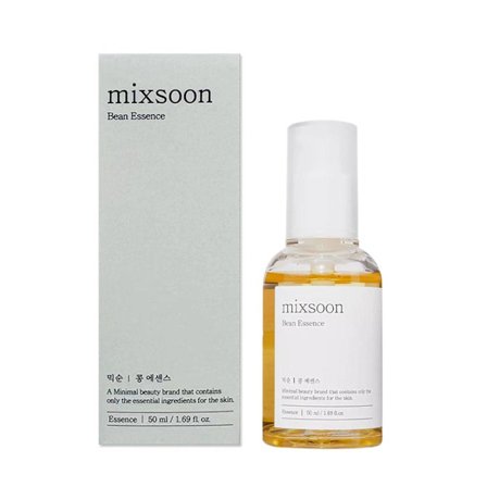 mixsoon Bean Essence 50ml (1.69 fl oz) | Naturlig fermentert soyabønneserum for fin hud