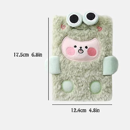 Bærbar Journal Plys Notebook Skole Dagbog Sød Pels Notesblok Børns Personlige Dagbog Voksen Kontor Skrivebord Tilbehør Skrive Boa