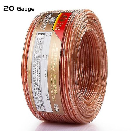 Højttalerkabel 20 Gauge til hjemmebiograf DJ-system