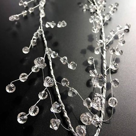Diamond Garland Crystal Bead Flower