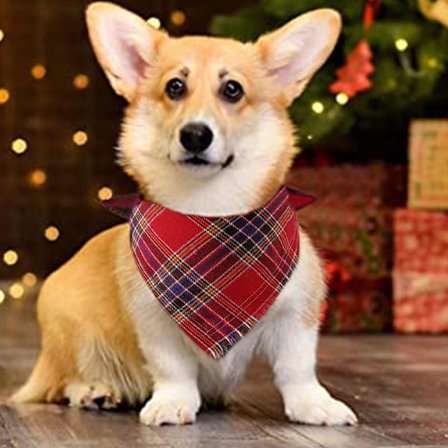 Bandana för Hund Halsduk Hund Halsduk Triangel Scarf för