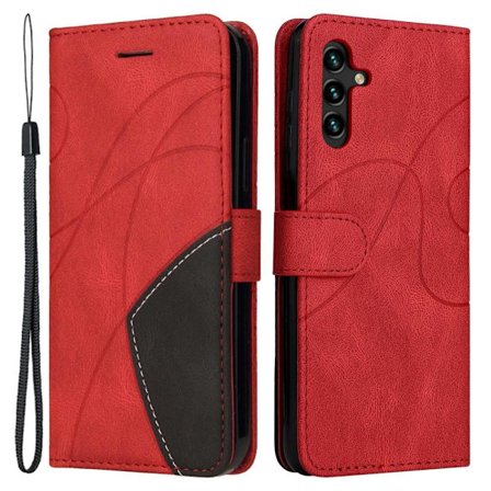 Samsung Galaxy A14 5G KT Series-1 lompakkopuhelinkotelolle - punainen/musta
