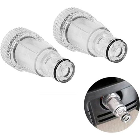 2-pak højtryksrenser indløbsfiltre, velegnet til haveslangekoblinger, kompatibel med haveslangekoblinger