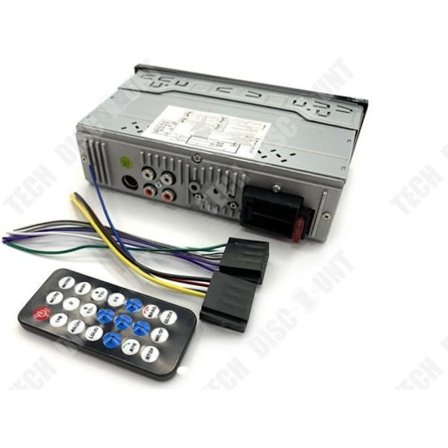 Bluetooth-bilradio - TD - Stereo 12V - FM-radio - AUX-anslutning - RCA-utgång