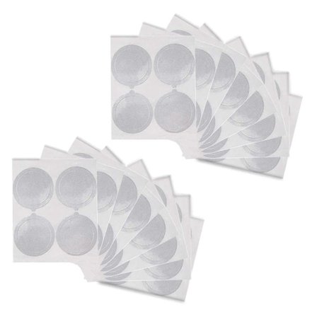 100 st 37mm Aluminiumfolielock Tätningar Folielock För Nespresso Kapslar