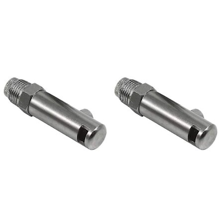 2 stk. Grisdrikker Gris Vandautomat Dispenser Dyr Vand Foderforsyning (sølv)