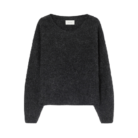 American Vintage East Stickat Dam Svart L