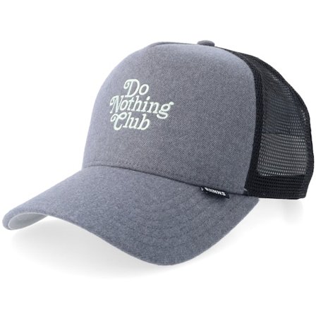 Djinns - Grå trucker Caps - Hft Cap Dnc Wooly Heather Grey A-frame Trucker @ Hatstore