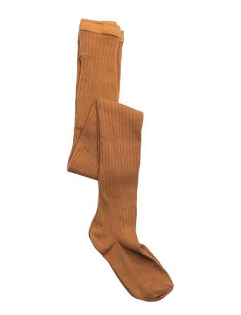 Wool Rib Tights Socks & Tights Tights Gul Mp Denmark