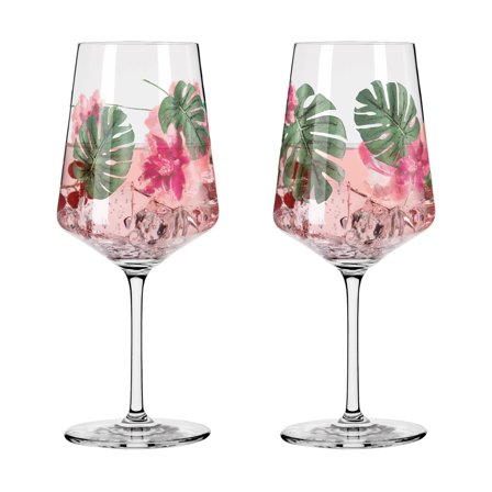 Ritzenhoff Sommersonett Monstera vinglass, 2 stk' - 'Multi