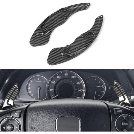 För rattpaddlar med kolfibermönster, förlängningar, täckformning, kompatibel med rattpaddlar på Volkswagen Golf 7