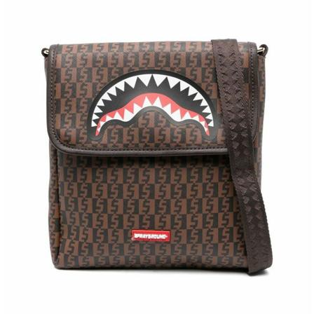 Sprayground, Cross Body Bags Bruin, Heren, Maat:ONE Size