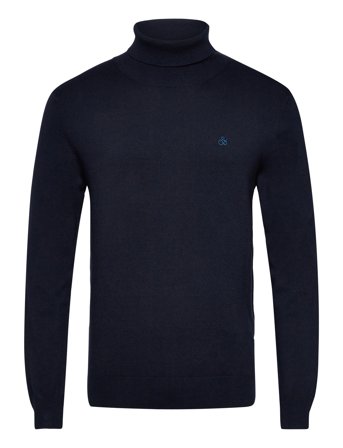 Ecovero Blend Turtleneck Sweater Navy Scotch & Soda