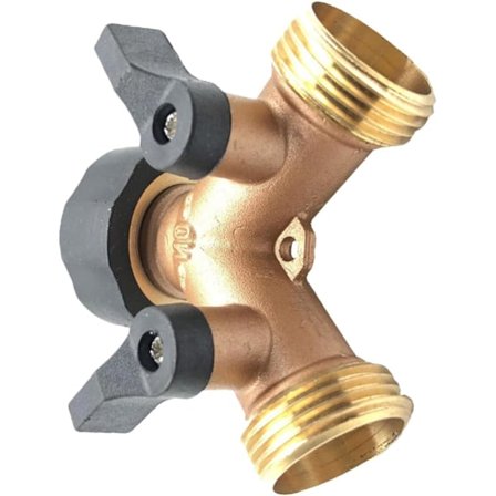 Hurtigkobling til haveslange messing kuglehane splitter 3/4 hahane fitting udvidelig slange