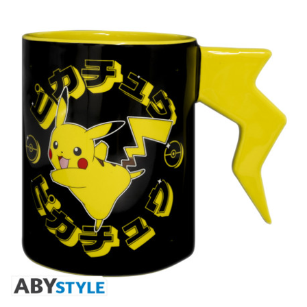 POKEMON Mugg 3D handtag - Pikachu Blixt