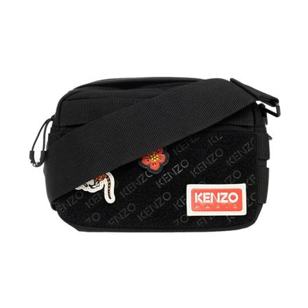 Kenzo Shoulder Tas , Zwart , Heren , Maat: ONE Size Schoudertassen