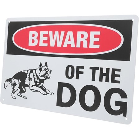 Advarselsskilt til hundegård i vintage stil, brugerdefineret dyreadvarsel, dekorativt jernskilt til dekoration
