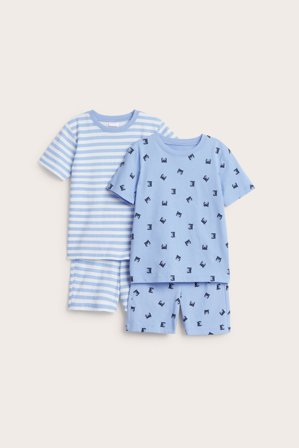 Kappahl | 2-pk. pyjamaser | Lyseblå