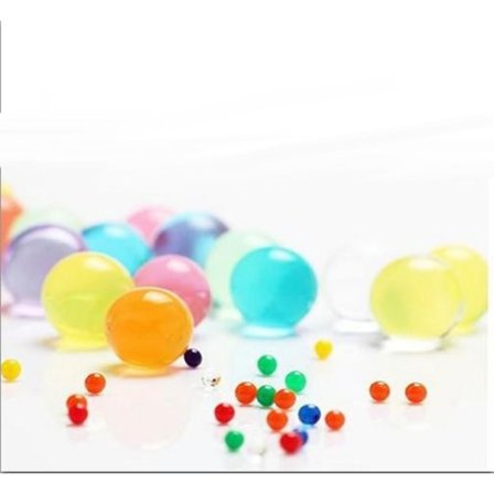 5000 förp Vatten kristaller 5 färger 0,8-1 cm