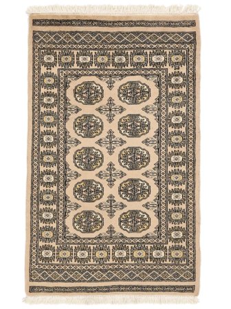 Oriental Pakistan Bokhara 2Ply Rug 79X125 Orange/Brown Wool, Pakistan