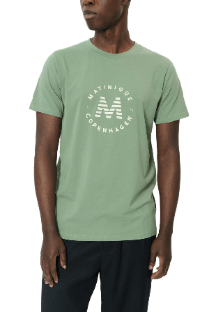 Matinique MAjeramy Logo T-shirt T-shirts & toppar Herr Grön XXL