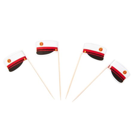 Cocktailtikut Tanskan Ylioppilas Punainen 30-pack